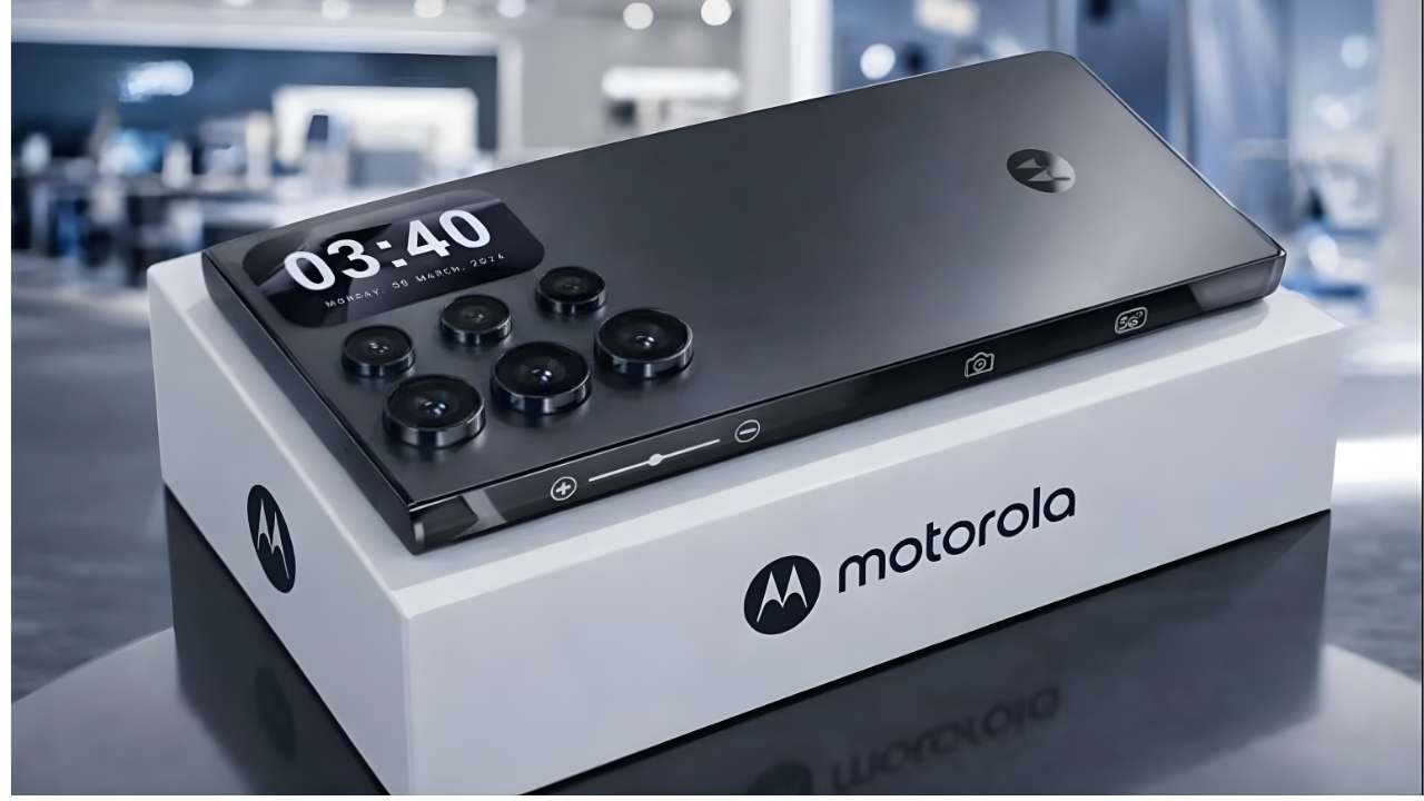 Motorola Mini Display 5G Phone Launched: 250MP Camera & 2000W Fast Charging on a Budget